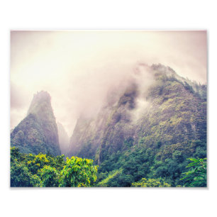 Drastischer Foto-Druck Iao Tal- Fotodruck