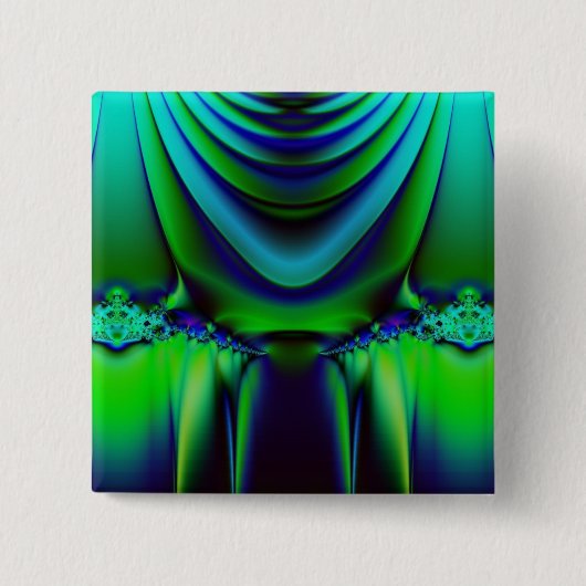 Drastischer Fraktal-Knopf Button (Vorderseite)