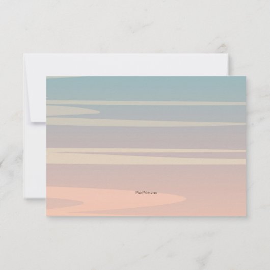 Drastischer Himmel-Trauerfall danken Ihnen zu Dankeskarte (Rückseite)