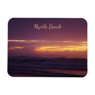 Drastischer Sonnenaufgang in Myrtle Beach Magnet