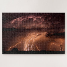 Drastisches Blitz-Strahln-Panorama Puzzle