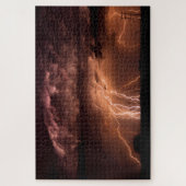 Drastisches Blitz-Strahln-Panorama Puzzle (Vertikal)