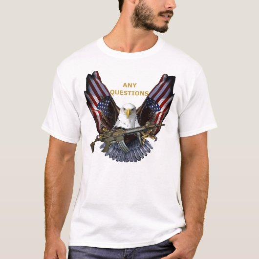 DRAUFGÄNGER EAGLE, DAS AMERIKA SCHÜTZT T-Shirt (Vorderseite)