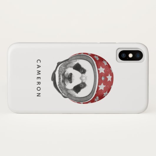 Draufgänger-Panda | addieren Ihren Namen Case-Mate iPhone Hülle (Rückseite (Horizontal))
