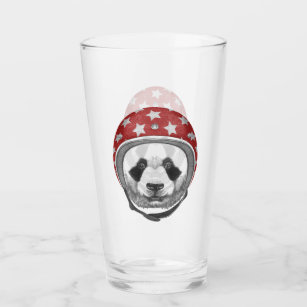 Draufgänger-Panda Glas