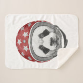 Draufgänger-Panda Sherpadecke (Vorderseite (Horizontal))