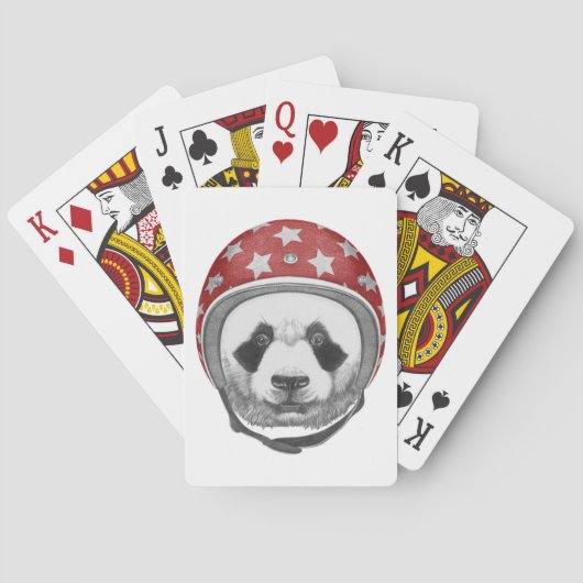 Draufgänger-Panda Spielkarten (Rückseite)