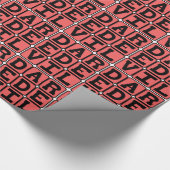 Draufgänger, Risikofreudiger Geschenkpapier (Ecke)