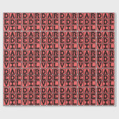 Draufgänger, Risikofreudiger Geschenkpapier (Flach)