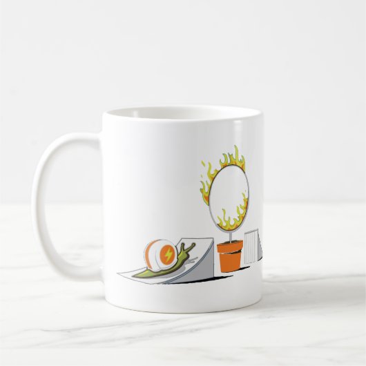 Draufgänger-Schnecke Kaffeetasse (Links)