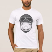 Draufgänger-Schwein T-Shirt (Vorderseite)
