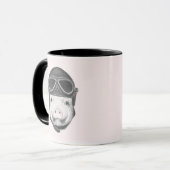 Draufgänger-Schwein Tasse (Vorderseite Links)