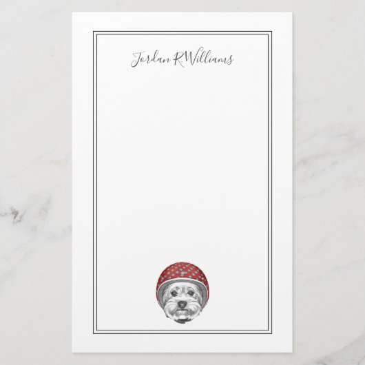 Draufgänger Yorkshires Terrier | addieren Ihren Briefpapier (Vorderseite)