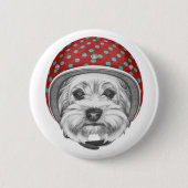 Draufgänger Yorkshires Terrier Button (Vorderseite)