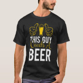 Draught Bottle Or Craft Beer Me Funny Beer Drinkin T-Shirt (Vorderseite)