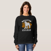 Draught Scotland Horse for Horseback Rider Clydesd Sweatshirt (Vorne ganz)