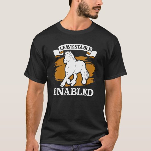 Draught Scotland Horse for Horseback Rider Clydesd T-Shirt (Vorderseite)