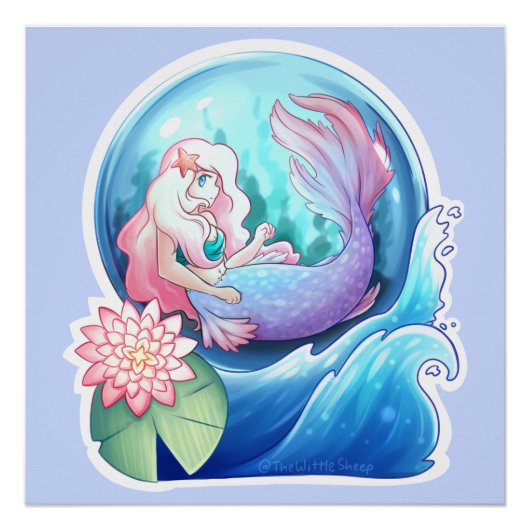 draußen auf See Poster (Vorderseite)