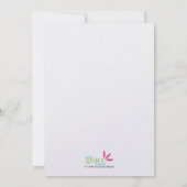 "Draußen Geschirr Bridal Dusche Einladung (Lingeri (Rückseite)