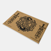 Draußen gibt es Dragon|Dungeon Dragon Doormat Fußmatte (Schrägansicht)