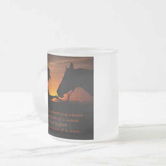 Draußen ist etwas dran mattglastasse (Vorderseite Links)