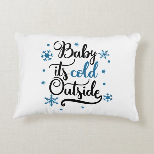 draußen kalt zierkissen (Rückseite)