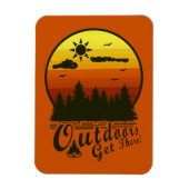 Draußen kommt es zum Magnet Orange (Vertikal)