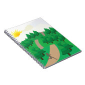 Draußen laufen notizblock (Rechte Seite)