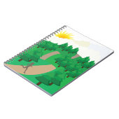 Draußen laufen notizblock (Linke Seite)