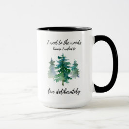 Draußen rustikale tasse