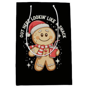 Draußen sehe ich wie ein Snack Lebkuchen Weihnacht Mittlere Geschenktüte