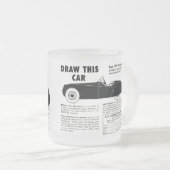 Draw Me - Vintage Art School Drawing Contest Mattglastasse (VorderseiteRechts)