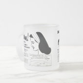 Draw Me - Vintage Art School Drawing Contest Mattglastasse (Vorderseite Links)