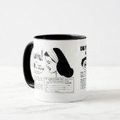 Draw Me - Vintage Art School Drawing Contest Tasse (Vorderseite Links)