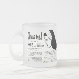 Draw Me - Zeichnungswettbewerb der Vintage Art Sch Mattglastasse