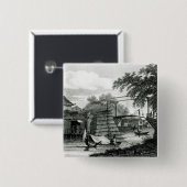 Drawbridge bei Malakka, graviert von George Cooke Button (Vorne & Hinten)