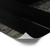 Drawbridge bei Sonnenuntergang Poster (Ecke)