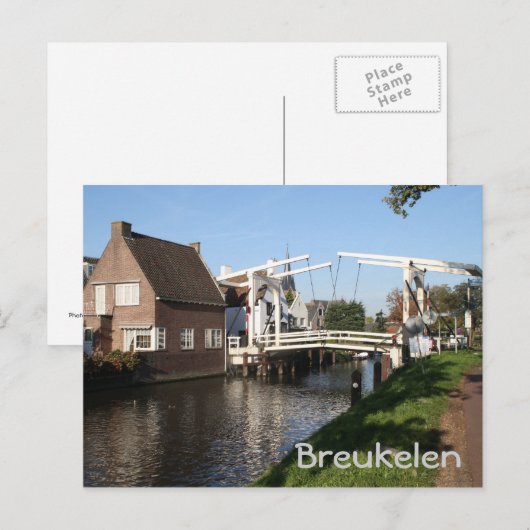 Drawbridge Postkarte (Vorne/Hinten)