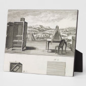 Drawing aids: a basic wooden camera obscura and a fotoplatte (Seite)