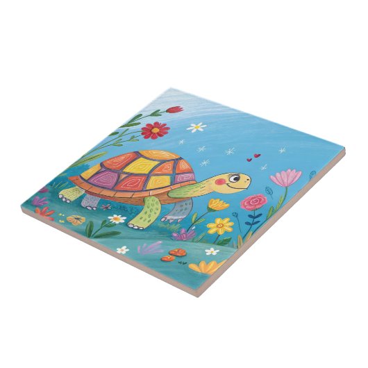 Drawing Baby Turtle Fliese (Seite)