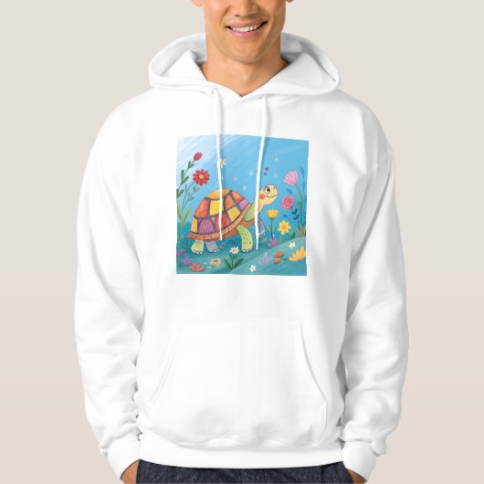 Drawing Baby Turtle Hoodie (Vorderseite)