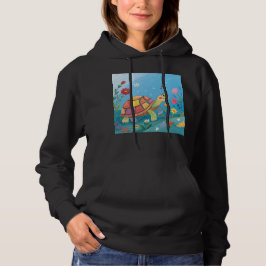 Drawing Baby Turtle Hoodie