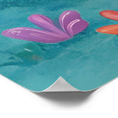 Drawing Baby Turtle Poster (Ecke)