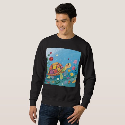 Drawing Baby Turtle Sweatshirt (Vorne ganz)