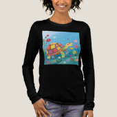 Drawing Baby Turtle Tri-Blend Shirt (Vorderseite)