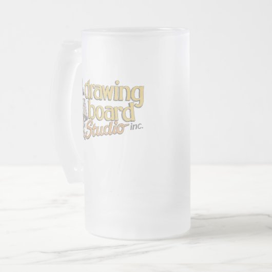 DRAWING BOARD STUDIO MATTGLAS BIERGLAS (Vorderseite Links)