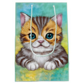 Drawing Cat Mittlere Geschenktüte (Rückseite)