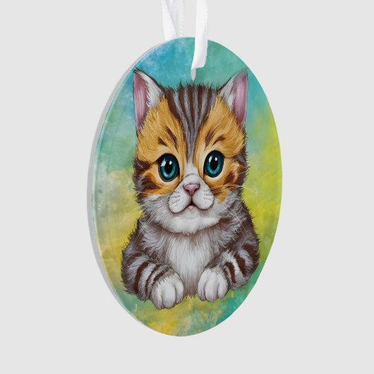 Drawing Cat Ornament (Vorderseite)