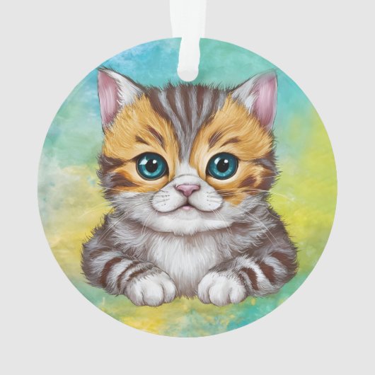 Drawing Cat Ornament (Rückseite)