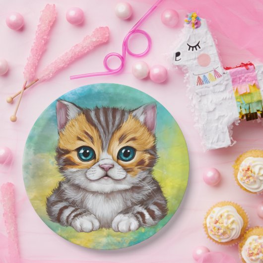 Drawing Cat Pappteller (Party)